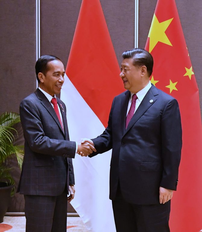 presiden jokowi bertemu presiden xi jinping