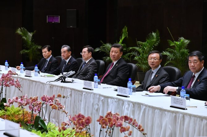presiden jokowi bertemu presiden xi jinping