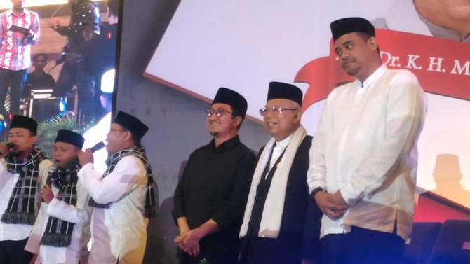 maruf amin maulidan bersama di medan