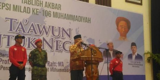 Amien Rais soal Pilpres 2019: Saya Jewer Kalau Muhammadiyah Tak Bersikap