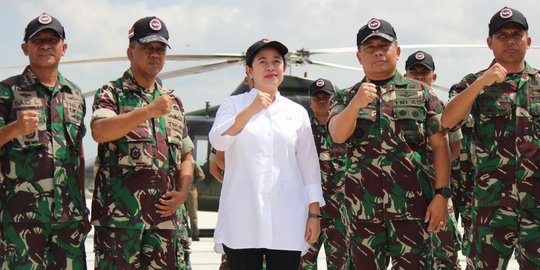 Menko Puan apresiasi Prajurit TNI-Polri yang Bantu Rehabilitasi Gempa NTB