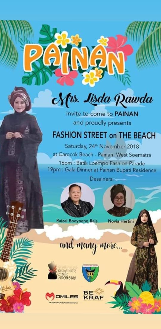 pessel gelar fashion street on the beach