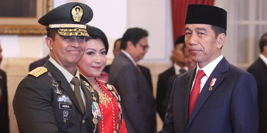 Andika Perkasa Semringah Usai Dilantik Jadi Kasad