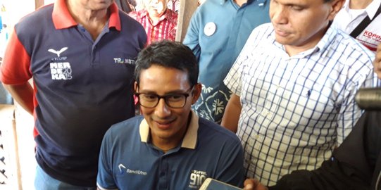 Sandiaga Belajar Ekonomi Berdikari dan Tata Kota dari Bung Karno