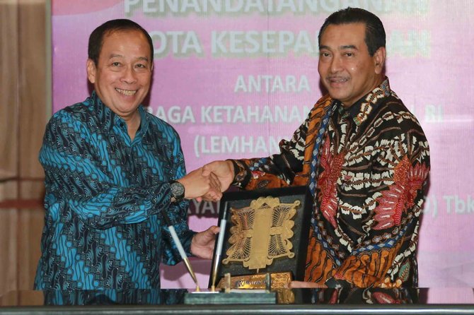 bri teken kerja sama strategis dengan lemhannas ri