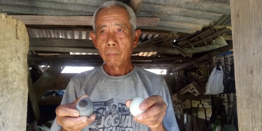 Telur Bebek Ini Warna Hitam Berangka 1, Warga Kaitkan dengan Pilpres