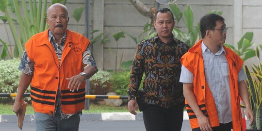 KPK Periksa Dua Tersangka Suap Onggo Wijaya dan Suparno Hadiwibowo