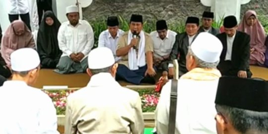 Ziarah di Bondowoso, Prabowo Kenang Perjuangan Kiai Ma'shum