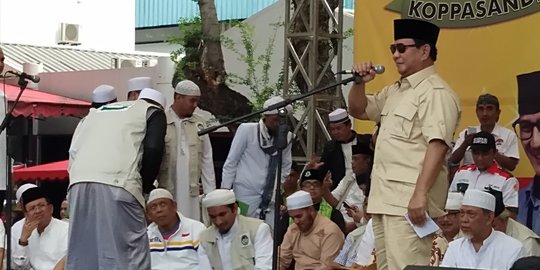 Prabowo: Kalau Saya Tidak Pantas, Jangan Didukung