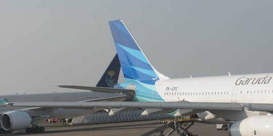 Lintasan Basah, Pesawat Garuda Tergelincir di Bandara Adisutjipto Yogyakarta
