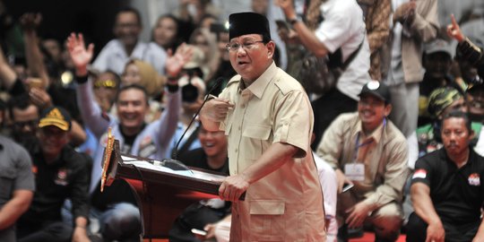 Prabowo di Depan 500 CEO: Saya Ingin Pergantian Kekuasaan di Indonesia Damai