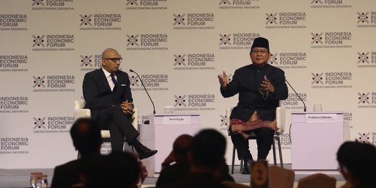 Hadiri Forum The Economist, Prabowo 'Umat Islam di Indonesia Kecam Radikalisme'