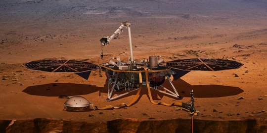 Mendaratnya Robot Geolog NASA di Mars