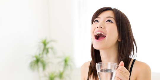 siang cukup kumur kumur