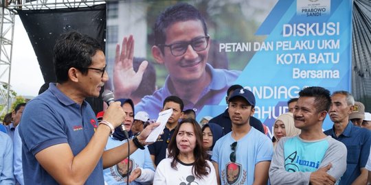 Jokowi Waspadai Survei, Sandiaga Bilang Demokrasi RI dan Amerika Berbeda