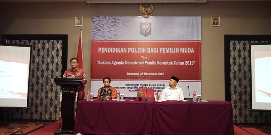 Ditjen Polpum Kemendagri Ajak Pemilih Muda Jaga Kualitas Pemilu