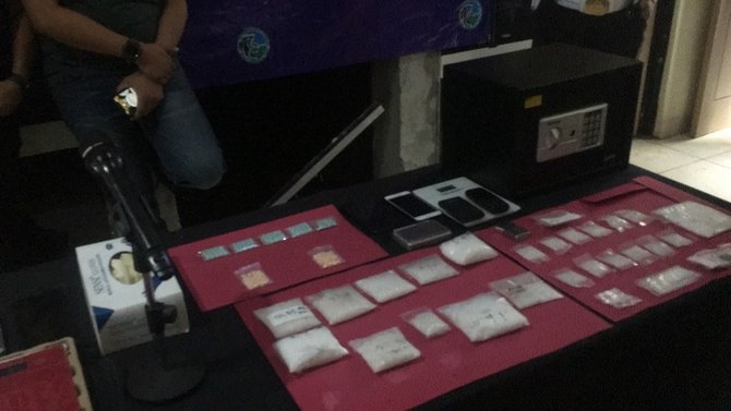 barang bukti narkoba di tangerang