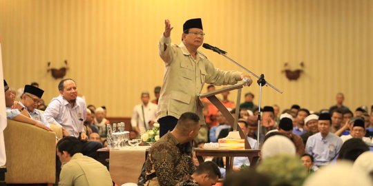 Prabowo: Tidak Ada Negara yang Bisa Hidup Hanya Dari Utang