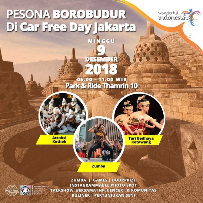 kemegahan candi borobudur hadir di cfd jakarta
