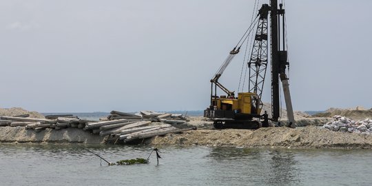 Melihat Progres Pembangunan Dermaga di Pulau Pramuka