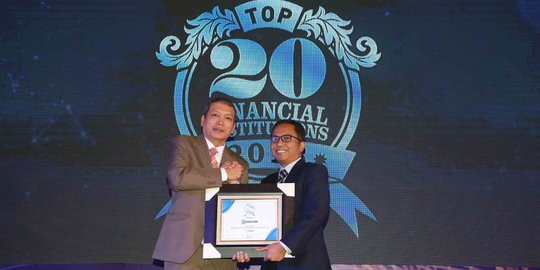 BRI Terima Penghargaan Terbaik di Ajang Top 20 Financial Institutions 2018