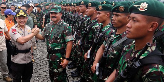 Kapolri: TNI-Polri Kompak Didukung Rakyat, Pemilu Aman