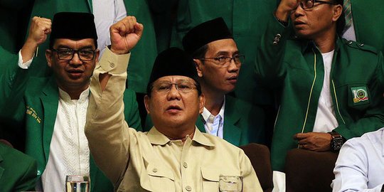 Prabowo di Panggung 212: Saya tak boleh bicara politik dan kampanye di Sini