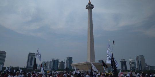 Di Depan Massa Reuni 212, Anies Singgung Rumah DP 0 Persen Sampai Reklamasi