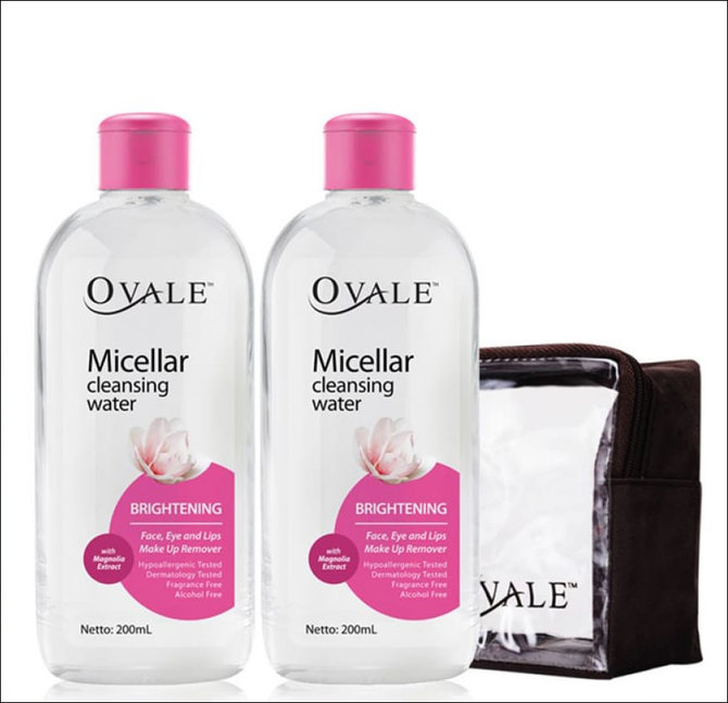 ovale micellar cleansing water