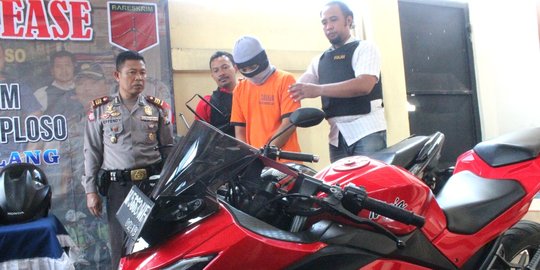 Andik Curi Motor Alasan Ekonomi, Ternyata Beristri 2 dan Koleksi Motor Sport