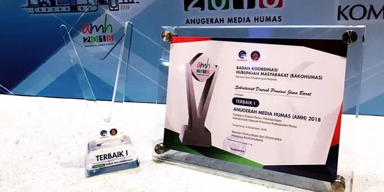 Anugerah Media Humas 2018, Pemprov Jabar Bawa Pulang Tiga Predikat Terbaik