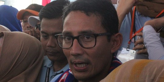 Sandiaga Ungkap Survei Internal: Desember Sudah Lewati Angka 40%