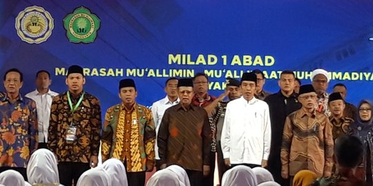 Jokowi Hadiri Milad 1 Abad Madrasah Mualimin dan Mualimat Muhammadiyah