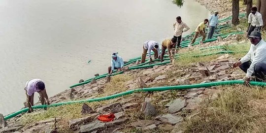 India Keringkan Air Danau karena Ditemukan Mayat Terinfeksi HIV