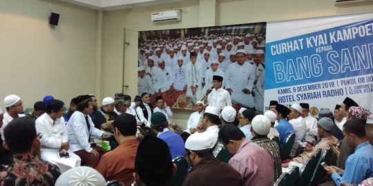 Bertemu Kiai Kampung di Malang, Sandiaga Dicurhati Soal Kesejahteraan Guru Ngaji