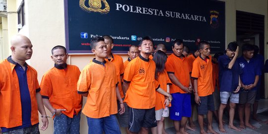 Dalam Sebulan, Polresta Surakarta Amankan 19 Pelaku Kasus Narkoba