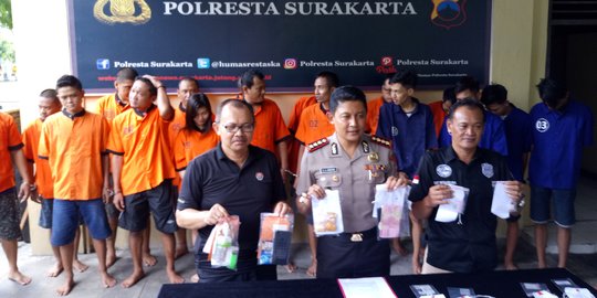 Sepanjang 2018, Polresta Surakarta Tangkap 131 Tersangka Penyalahgunaan Narkoba