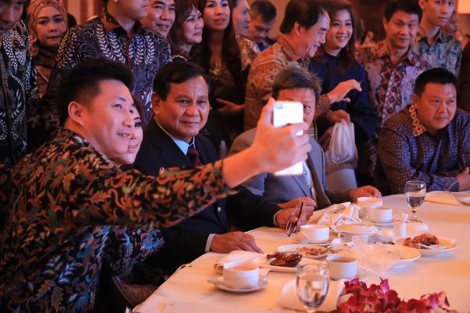 prabowo gala diner dengan masyarakat tionghoa