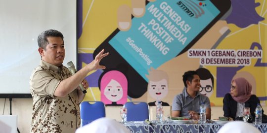 Pelajar Diajak Sebarkan Konten Positif di Media Sosial