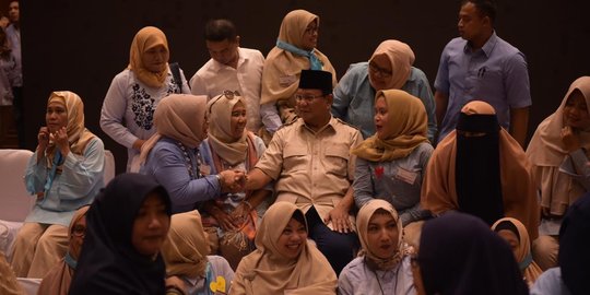 Prabowo: Nasib Bangsa Ini di Pundak Emak-emak