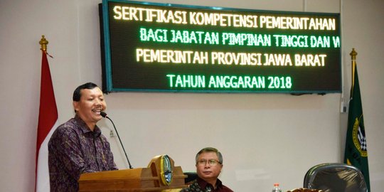 Jabar Jadi Pionir Sertifikasi Kompetensi Pemerintahan di Indonesia