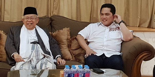 Erick Thohir soal Ma'ruf Amin: Jangan Kaget dengan Kejutan-Kejutan yang Beliau Buat