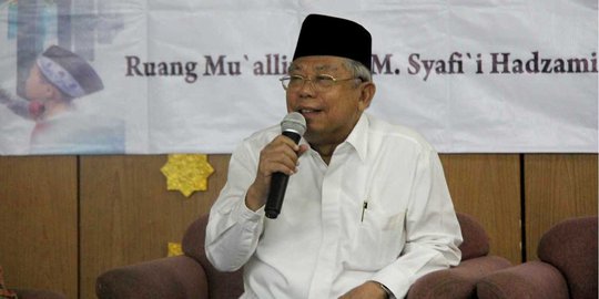 Ma'ruf Amin Mulai Kampanye Januari 2019, Fokus di DKI, Jabar dan Banten