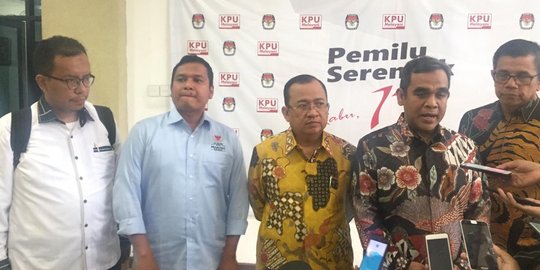 Datangi KPU, Tim Sukses Prabowo-Sandi Cek Daftar Pemilih Tetap