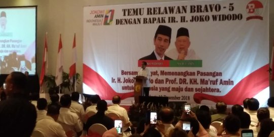 Jokowi Minta Relawan Bravo-5 Kampanye Door To Door
