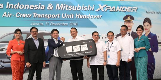 Keren, Mitsubishi Xpander Jadi Mobil Kru Kabin Garuda Indonesia