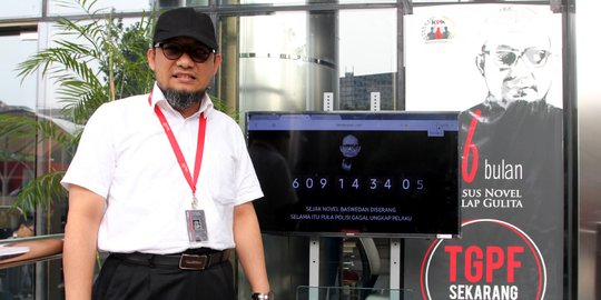 609 Hari Usai Teror Air Keras, Novel Tagih Ketegasan Jokowi agar Kasusnya Terungkap