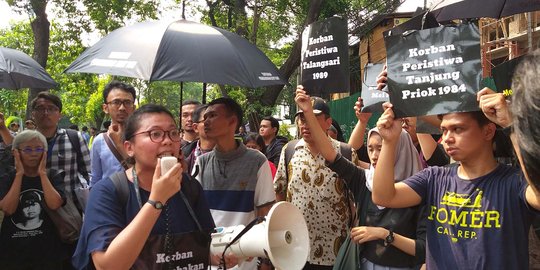 Saat Wapres JK Diteriaki Pendemo di Komnas HAM