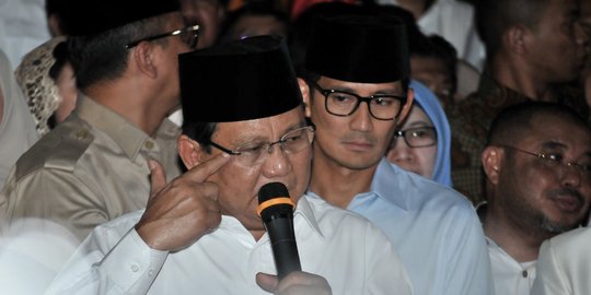 Gerindra Klaim Acara Reuni 212 Tambah Dukungan Untuk Prabowo-Sandiaga