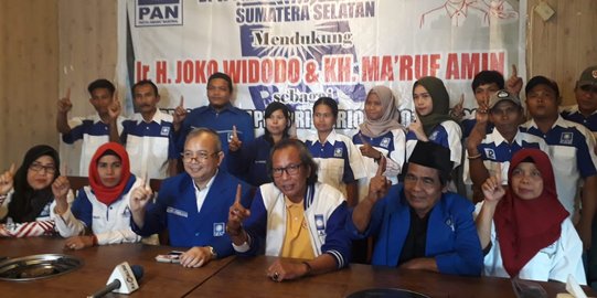 Kader PAN Sumsel Deklarasi Dukung Jokowi-Ma'ruf